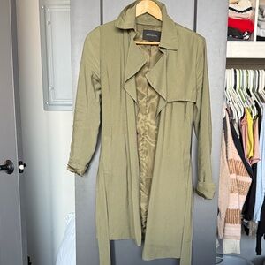 Banana Republic green/Khaki Women's Trench Coat